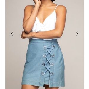 Denim skirt